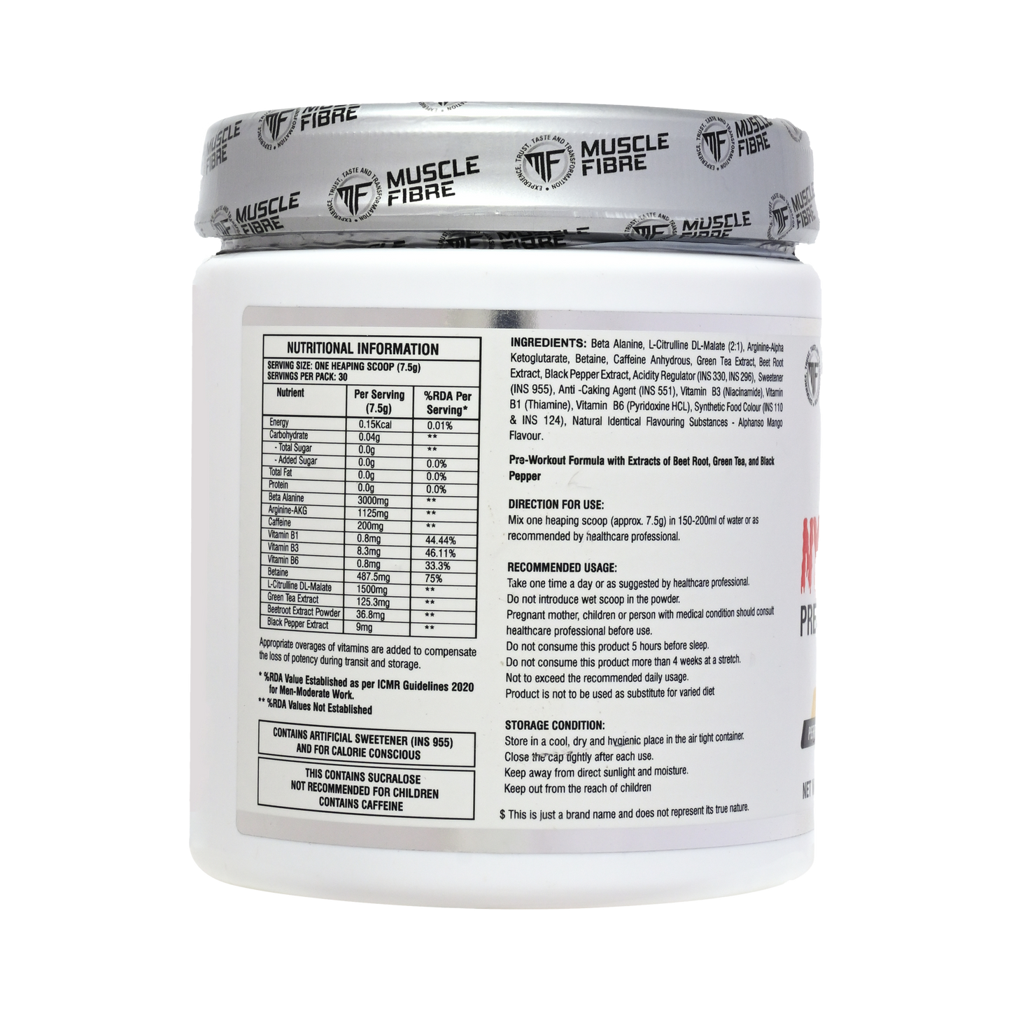 Nyuro Pump Pre Workout 225G