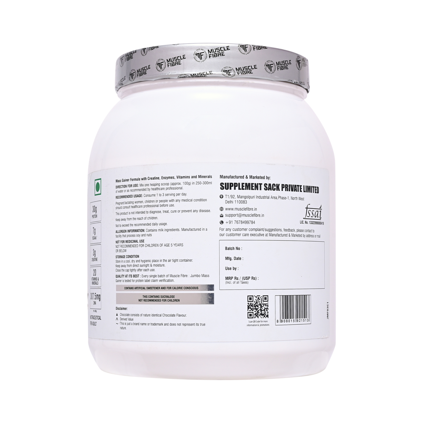 Jumbo Mass Gainer 1Kg