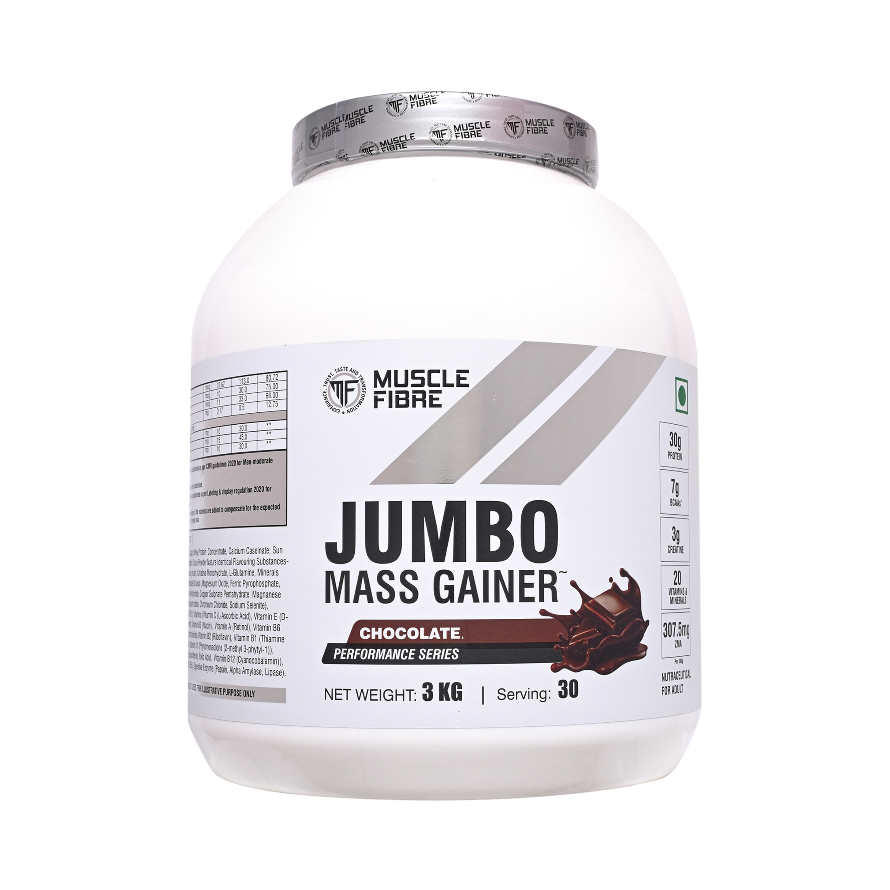 Jumbo Mass Gainer 3Kg – Muscle Fibre
